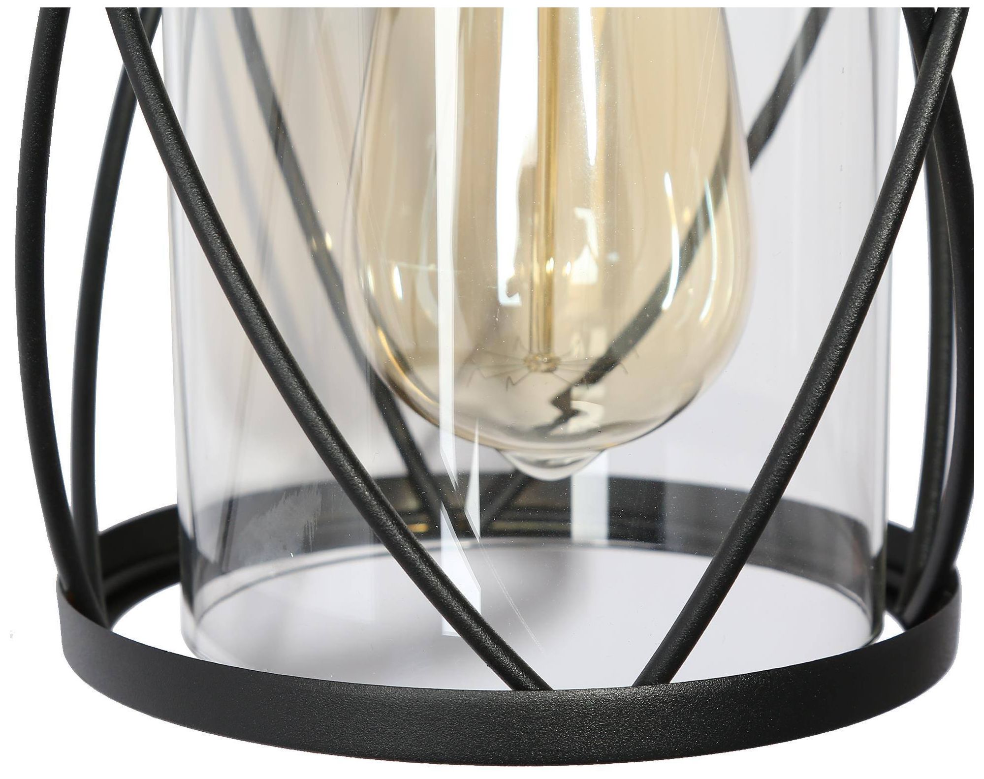 Image 4 11" High Textured Black Motion Sensor Cylinder Metal Outdoor Wall Ligh more views