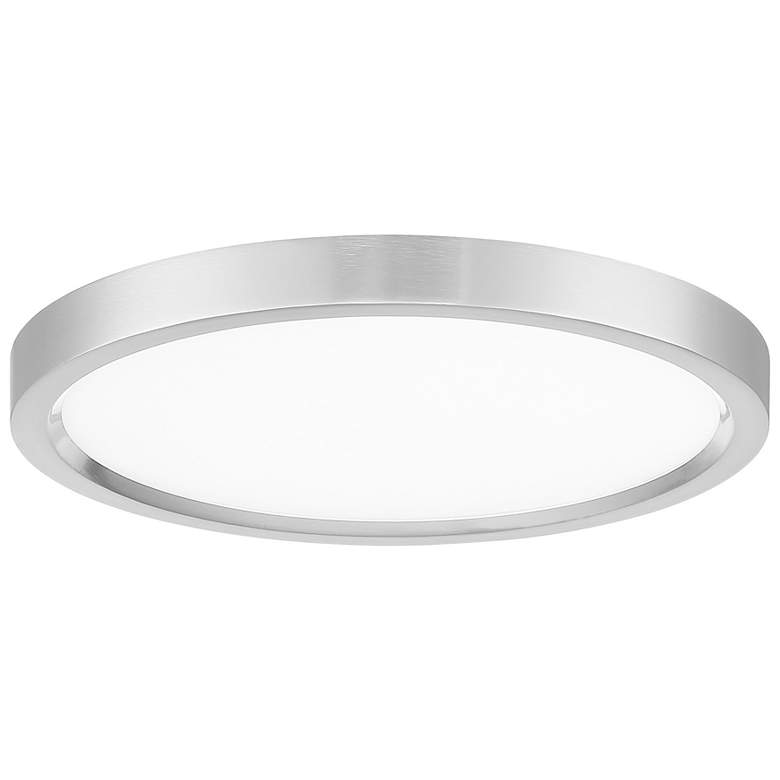 Image 1 11" Wide Nickel LED Ceiling Light by Minka Lighting Inc.