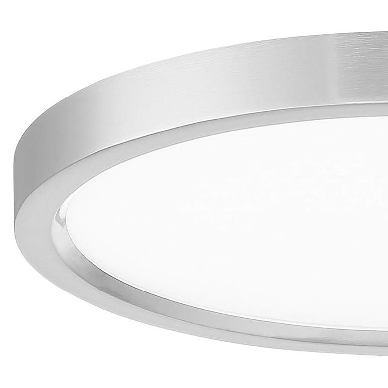 Image 2 11" Wide Nickel LED Ceiling Light by Minka Lighting Inc. more views