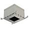 11" Wide Steel IC-Rated Box for 3" Square Trimless Recessed