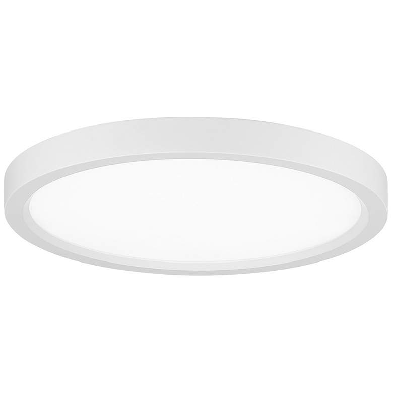 Image 1 11 inch Wide White LED Ceiling Light by Minka Lighting Inc.