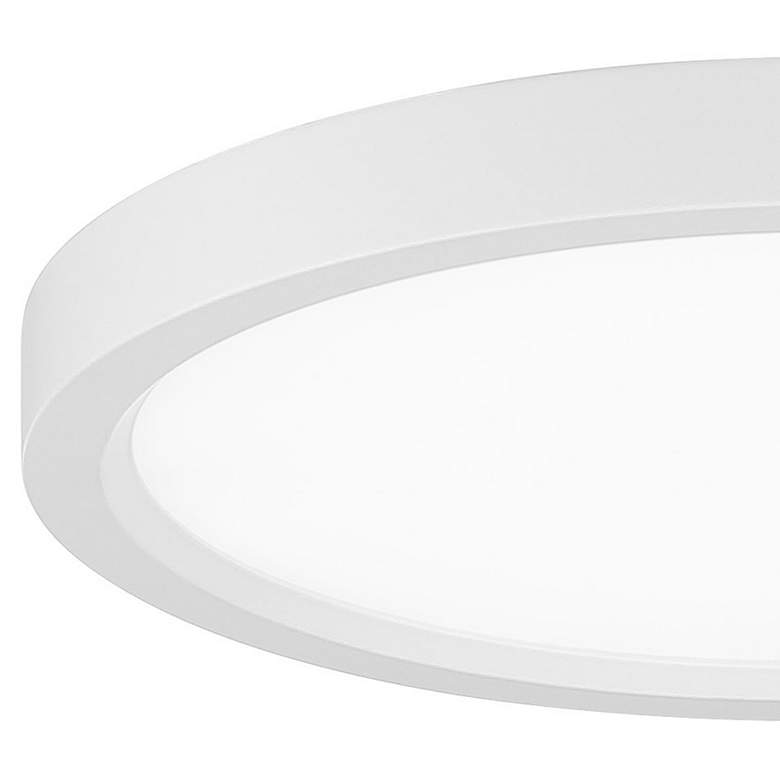 Image 2 11" Wide White LED Ceiling Light by Minka Lighting Inc. more views