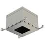 11"W Steel Airtight IC-Rated Box for 3 1/4" Square Recessed