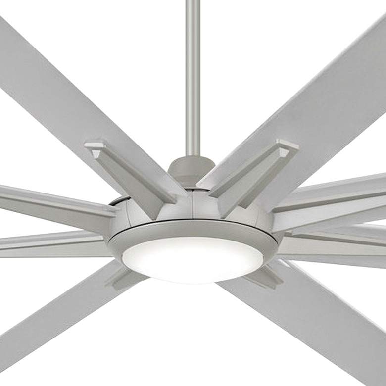 Image 3 110" Minka Aire Geant Aluminum Wet Location Large LED Fan with Remote more views