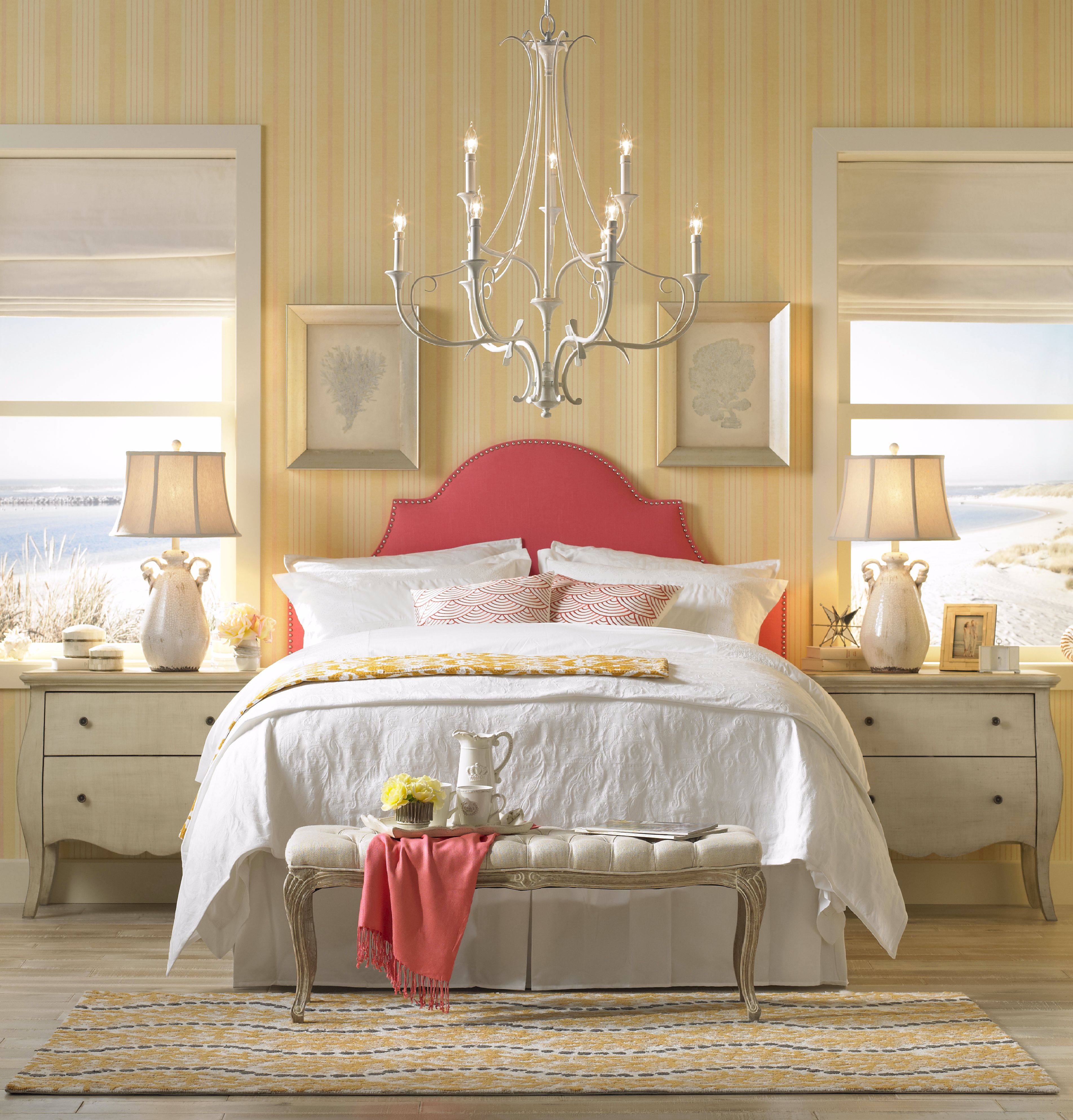 Regency Hill Isabella 28" Ivory Rustic Jar Handle Ceramic Table Lamp in scene