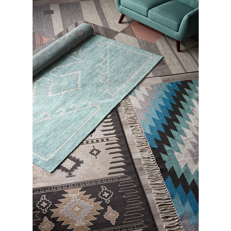 Image 6 Jaipur Meyer Carolina 8' x 11' Light Gray Wool Area Rug in scene