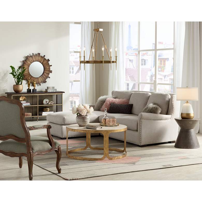 Image 1 Jaipur Meyer Carolina 8' x 11' Light Gray Wool Area Rug in scene