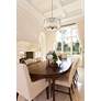 Thumbnail1 of Z-Lite Glacier 19" Wide Modern Gold 5-Light Pendant in scene