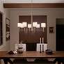 Thumbnail1 of Kichler Ali 38 3/4" Wide 8-Light Brass Finish Round Chandelier in scene