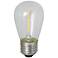 11W Equivalent Clear 0.7W LED Non-Dimmable E26 S14 Bulb