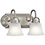 1_12.25-in 2-Light Brushed Nickel Traditional Vanity Light