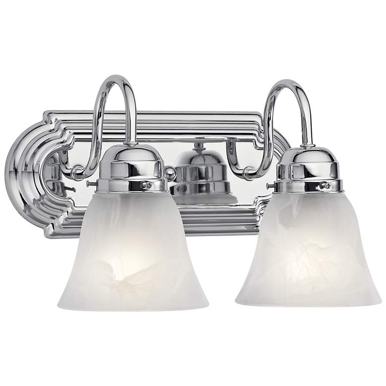 Image 1 12.25-in 2-Light Chrome Traditional Vanity Light