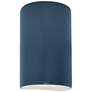 12.5" Ceramic Cylinder ADA Midnight LED Outdoor Sconce