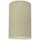 12.5" Ceramic Cylinder ADA Vanilla LED Outdoor Sconce