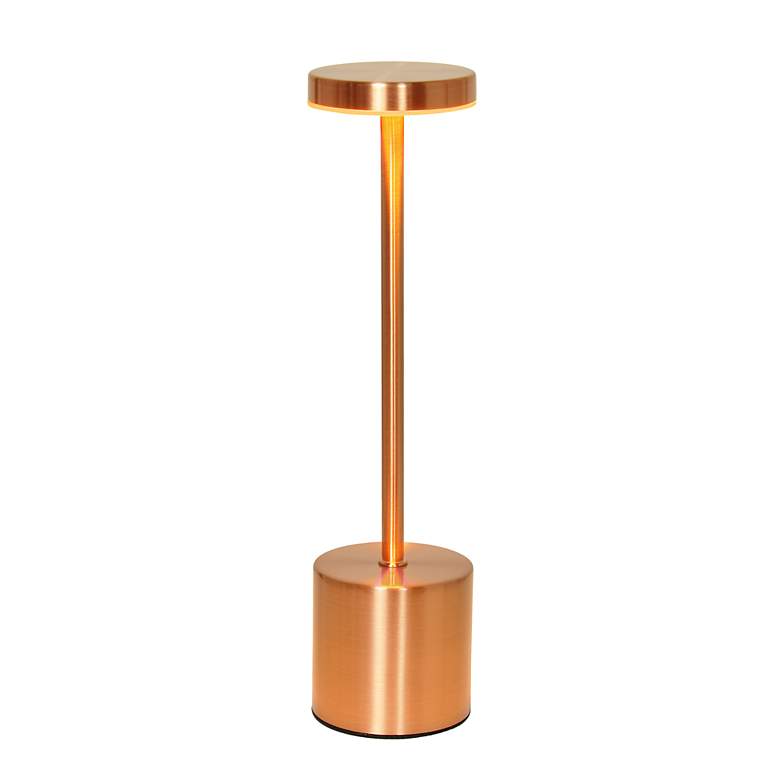 Image 3 12.75" Mushroom Dimming & Rechargeable Cordless Touch Sensor Lamp, more views