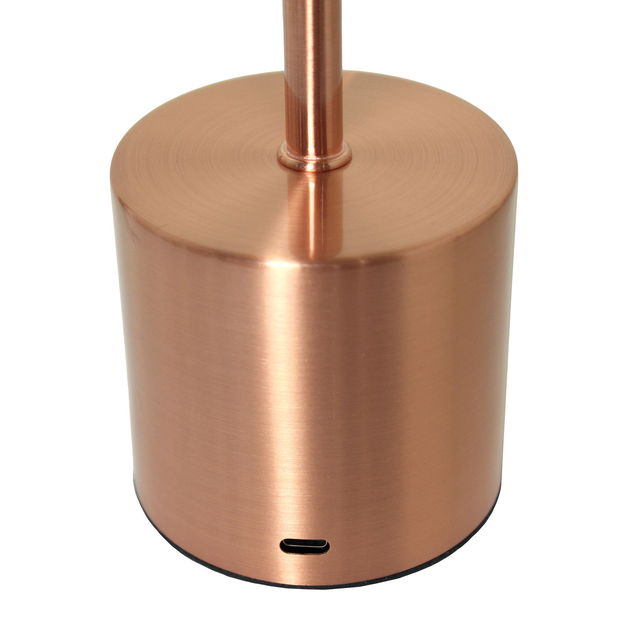 12.75" Mushroom Dimming &amp; Rechargeable Cordless Touch Sensor Lamp,