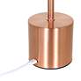 12.75" Mushroom Dimming & Rechargeable Cordless Touch Sensor Lamp,
