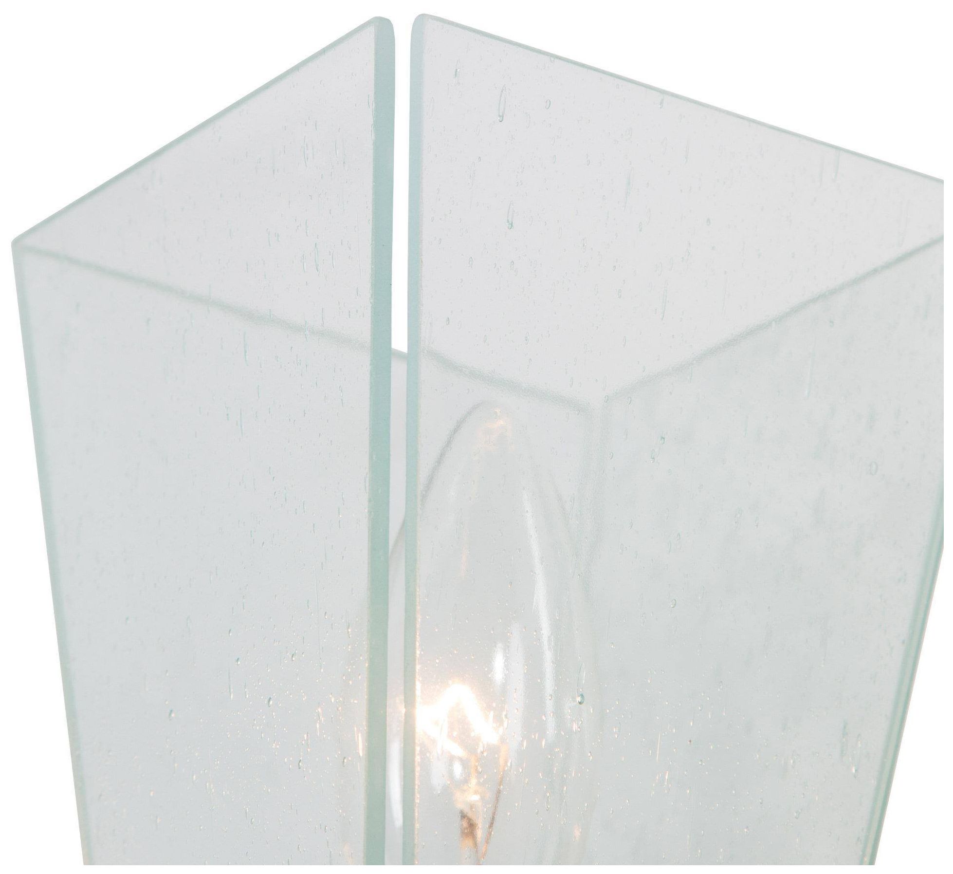 Image 2 12 1/2" High 1-Light Gold Glass Armed Wall Sconce more views