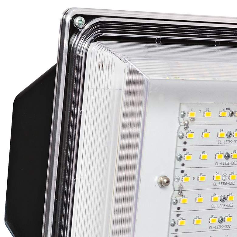 Image 3 12 1/4" High Dusk-to-Dawn Bronze 42 Watt Outdoor LED Floodlight more views
