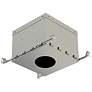 12 3/4" Wide Silver IC-Rated Box for 5 3/4" Round Recessed