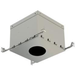 12 3/4&quot; Wide Silver IC-Rated Box for 5 3/4&quot; Round Recessed