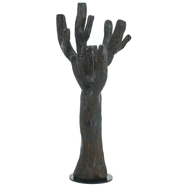 Image 1 12" High Brown Polyresin Tree Statuary