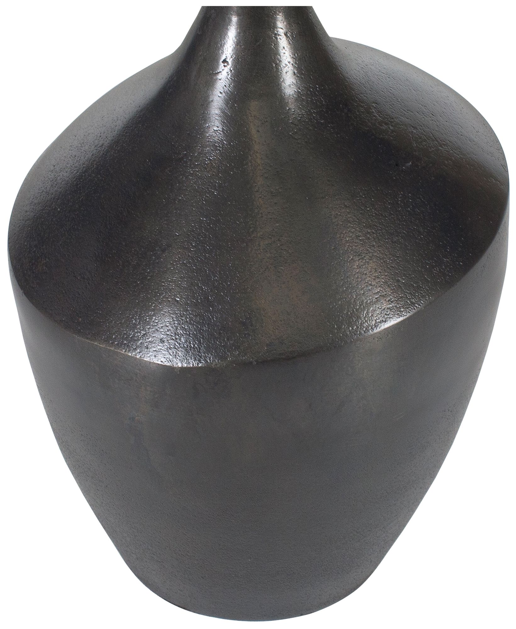 Image 7 12" Wide x 23" High Brown Metal Accent Table more views