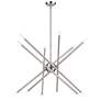 2_12 Light Brushed Nickel Large Chandelier