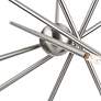 6_12 Light Brushed Nickel Large Chandelier more views