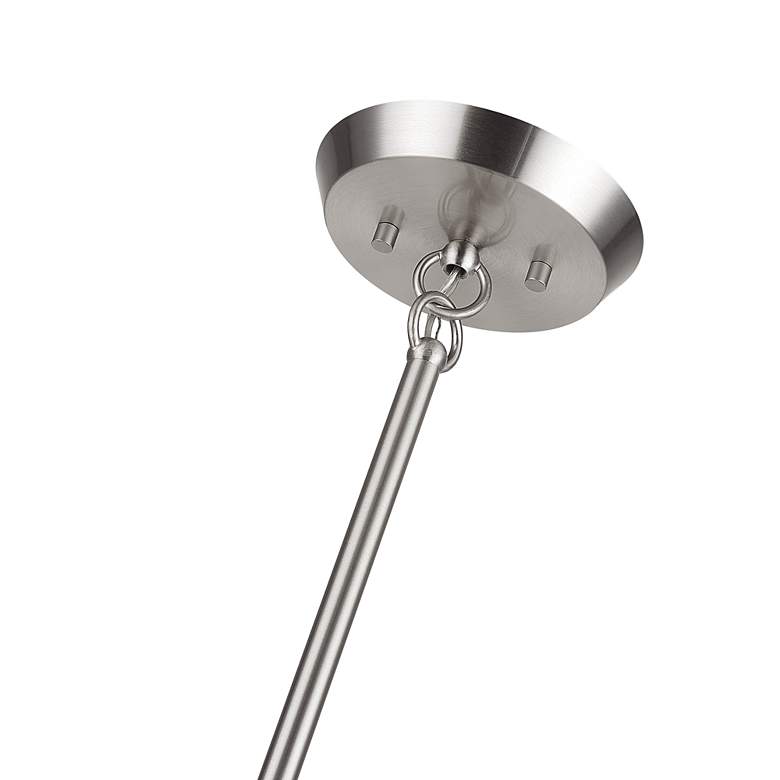 Image 7 12 Light Brushed Nickel Large Chandelier more views