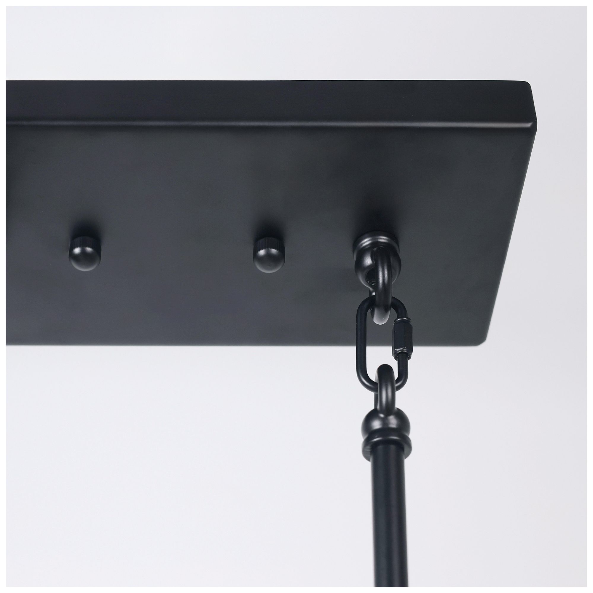 Image 4 12-Lights 49.2"W Linear Metallic Gold and Matt Black Chandeliers more views