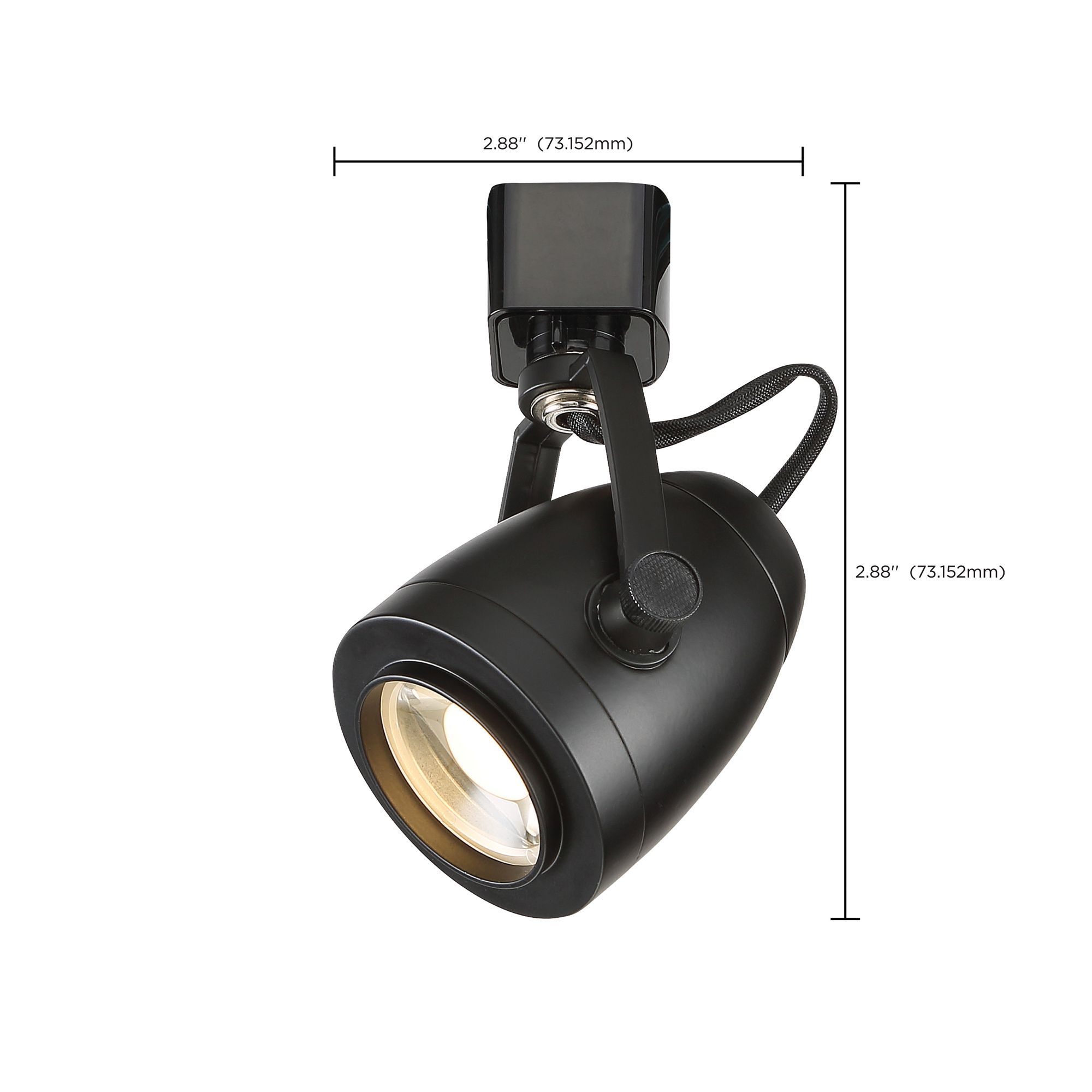 Image 2 12 Watt Black Pinch Back LED Track Head for Halo Systems more views