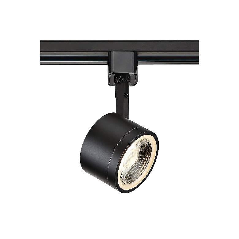 Image 1 12 Watt Black Round LED Track Head for Halo Systems