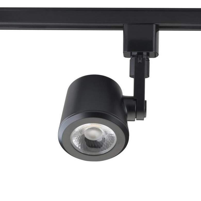 Image 1 12 Watt Black Taper Back LED Track Head for Halo Systems