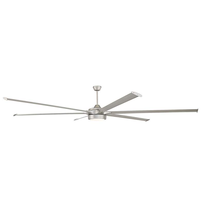 Image 2 120" Craftmade Prost Painted Nickel LED Smart Ceiling Fan more views