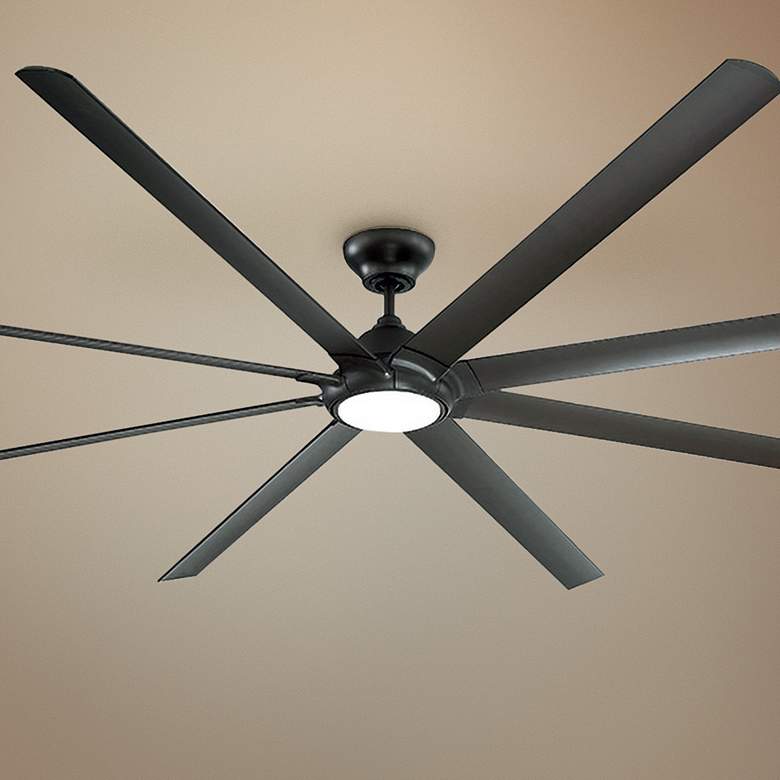 Image 1 120" Modern Forms Hydra Bronze LED Wet Ceiling Fan