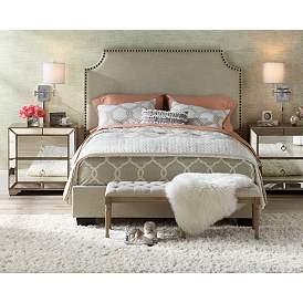 Image1 of Chandra Osim 5'x7'6" White Shag Area Rug in scene