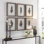 1_Birds of a Feather 20"H 6-Piece Printed Framed Wall Art Set in scene