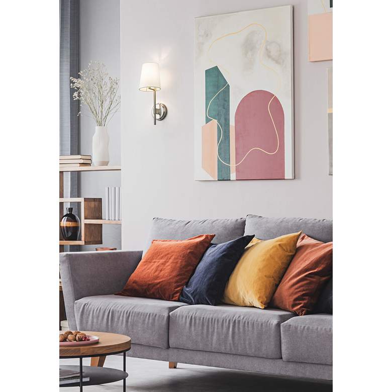 Image 1 Winward by Z-Lite Brushed Nickel 1 Light Wall Sconce in scene
