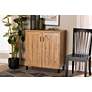 1_Excel 31 1/2" Wide Oak Brown 2-Door Storage Cabinet in scene