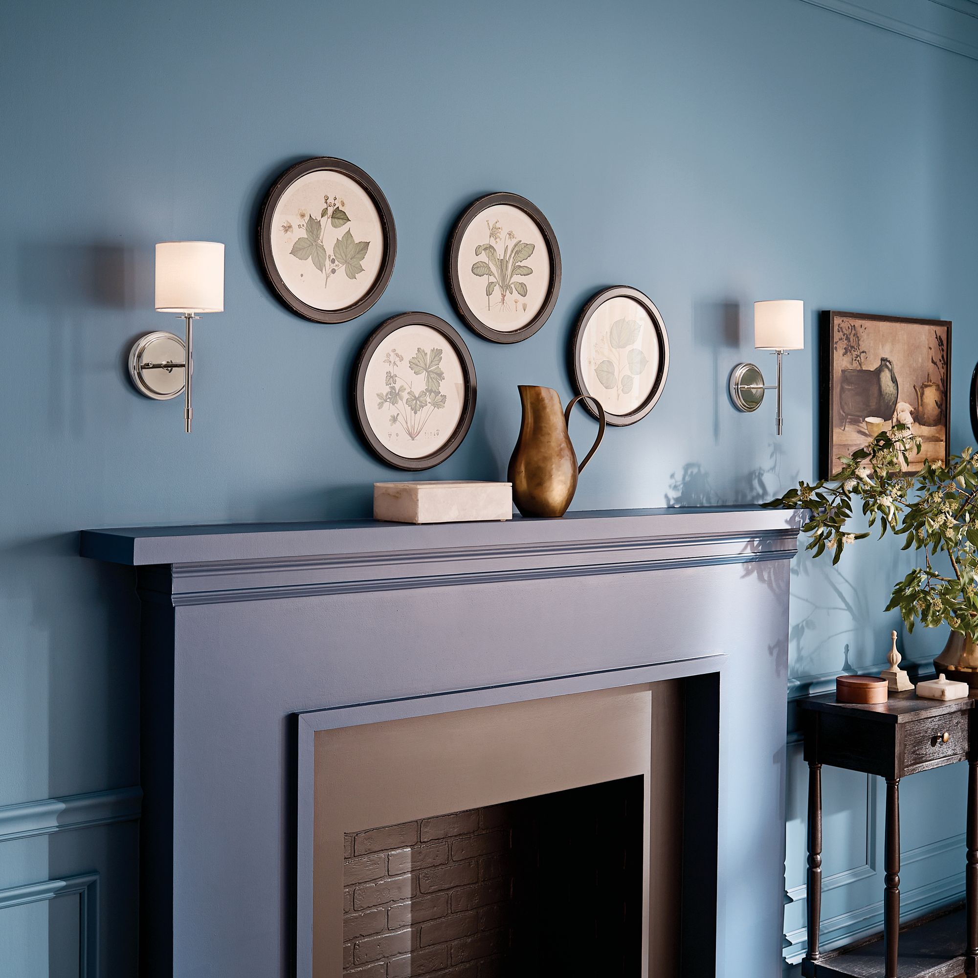 Image 1 Kichler Ali 14" High Polished Nickel Wall Sconce in scene