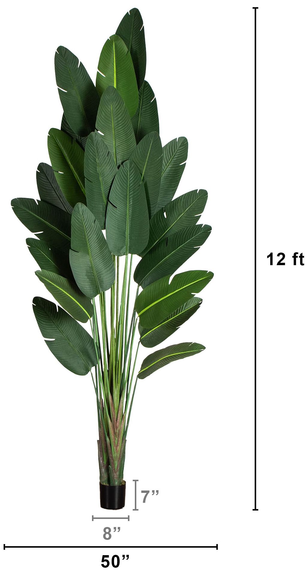 Image 3 12ft. Artificial Travelers Palm Tree more views