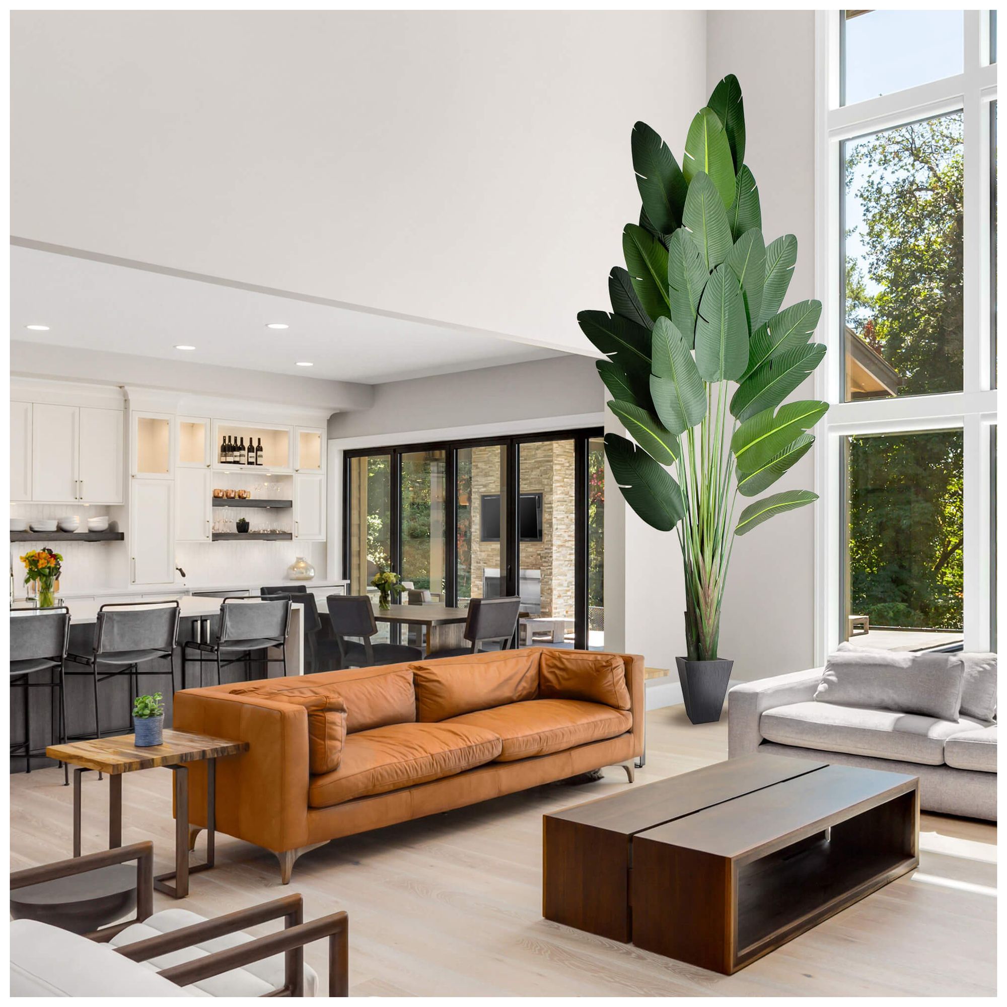 12ft. Artificial Travelers Palm Tree