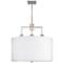 12T81 - 33" Brushed Nickel Ceiling Fixture with Insert