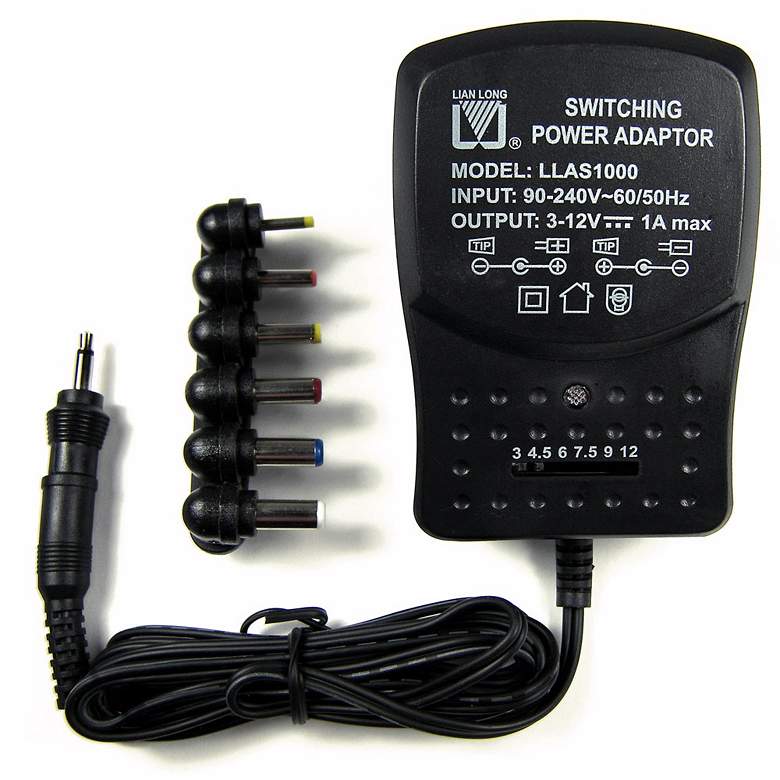 Image 1 12V AC to DC Regulated Variable Power Adapter