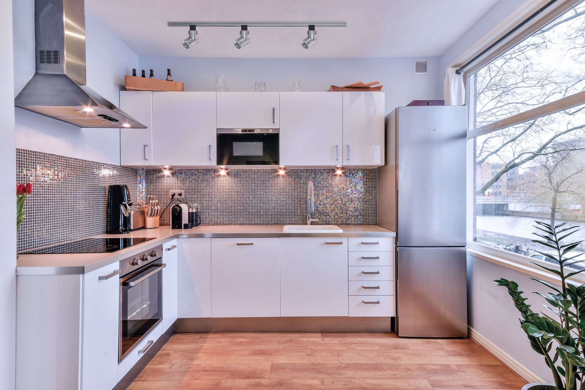 Thumbnail2 of 12W 36 Degree Brushed Nickel LED Track Head for Halo Systems more views