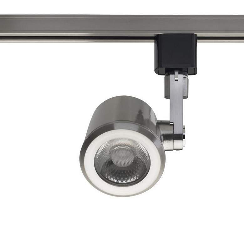 Image 1 12W Brushed Nickel Taper LED Track Head for Halo Systems