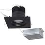 12W LED Direct Wire Downlight Gimbaled 3.5" 3000K Remote Driver Black