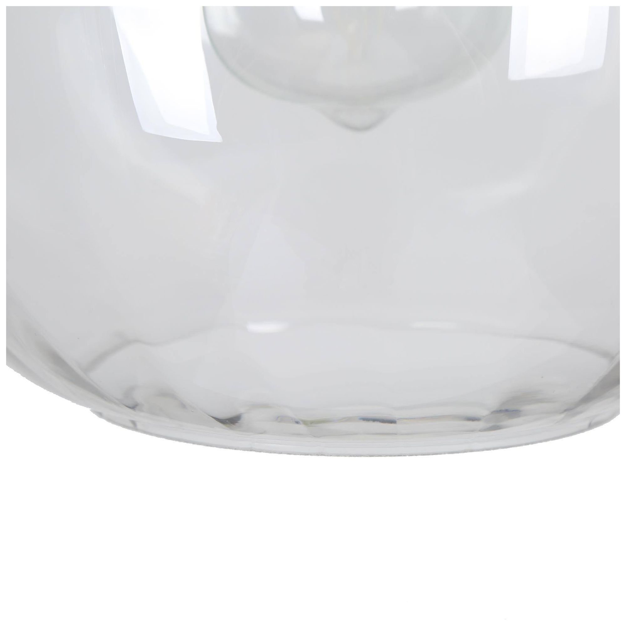 Image 2 13 4/5" High Teardrop Clear Glass Pendant more views