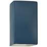 13.5" Ceramic Rectangle ADA Midnight LED Outdoor Sconce